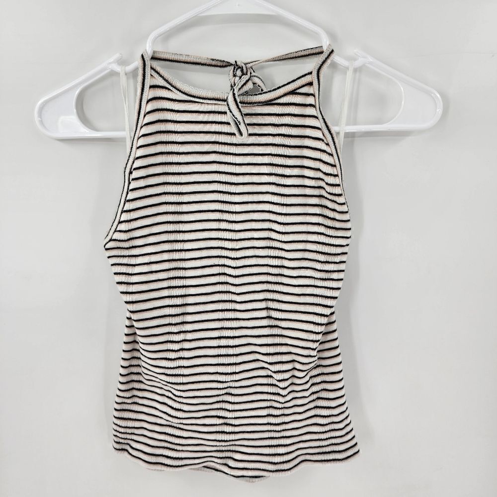 American Eagle halter top tank striped 90s y2k medium